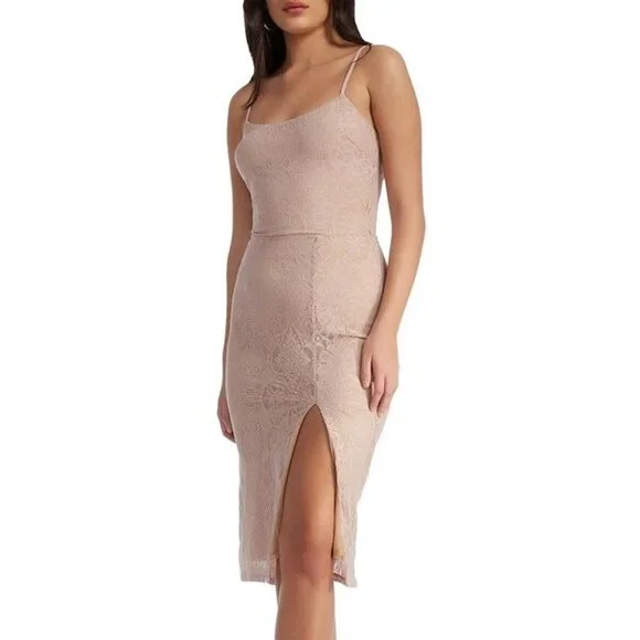 Zahra Pink Sheath Dress by Dress the Population DDRA83K801 M NWT - Picture 3 of 3